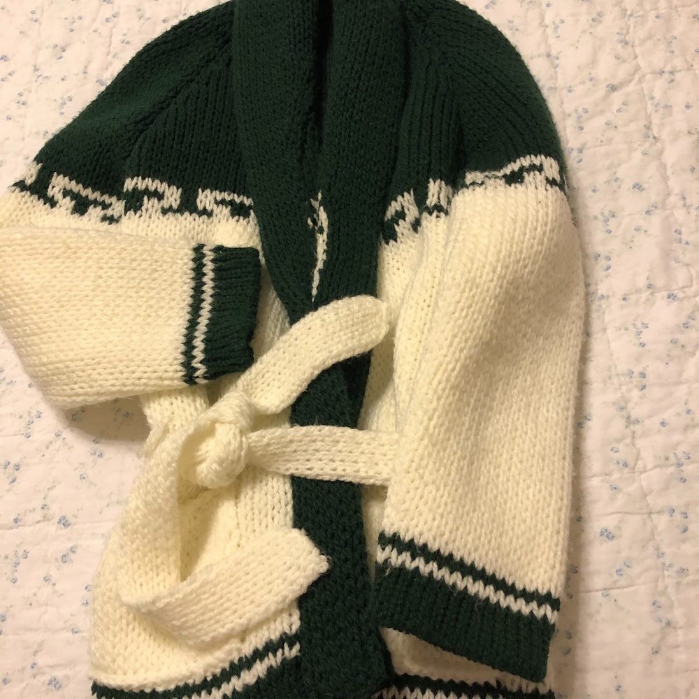 Warm mexican sweater, like Starsky and Hutch.